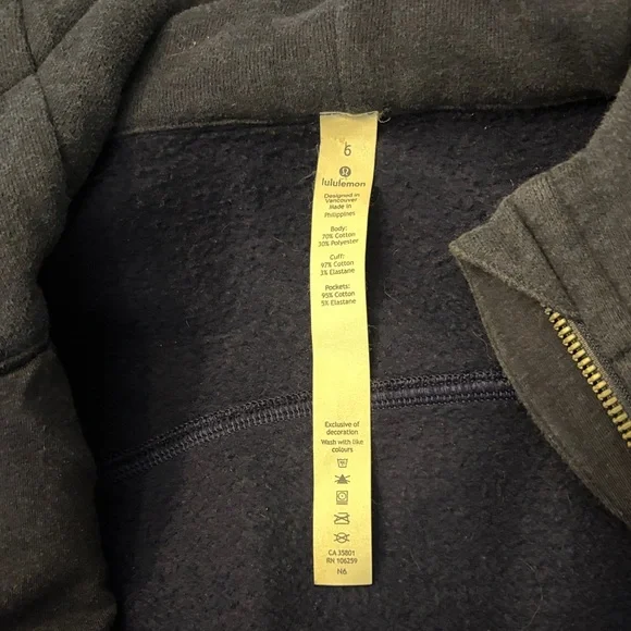 Lululemon Zip Up Sweater With Hood - Picture 3 of 3